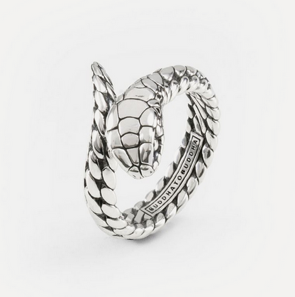Ben Snake Silver Ring