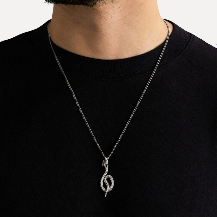 Ben Snake Silver Pendant