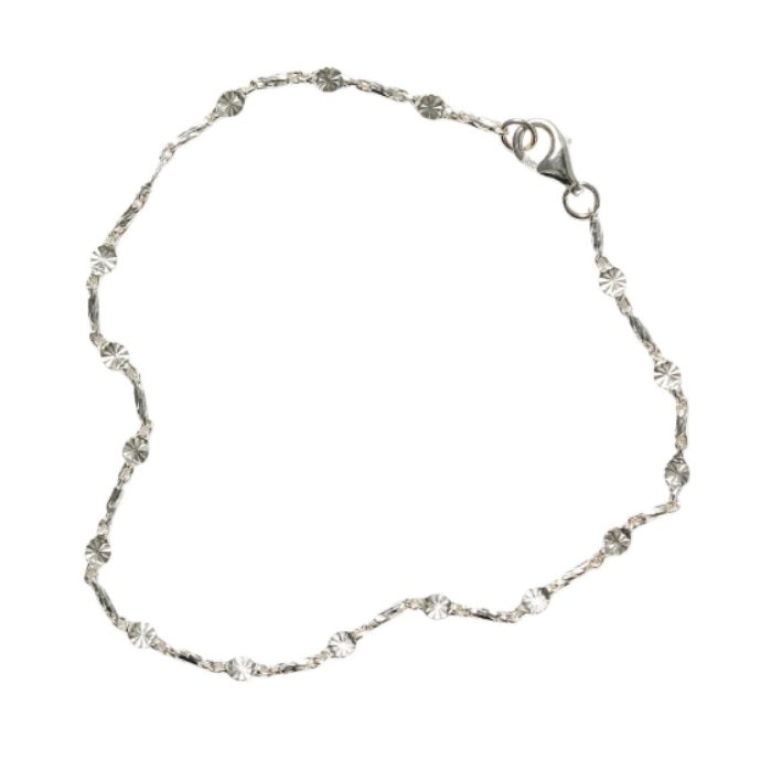 Rosette Chain, Silver