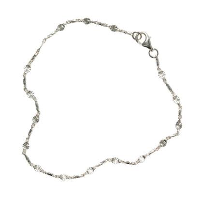 Rosette Chain, Silver
