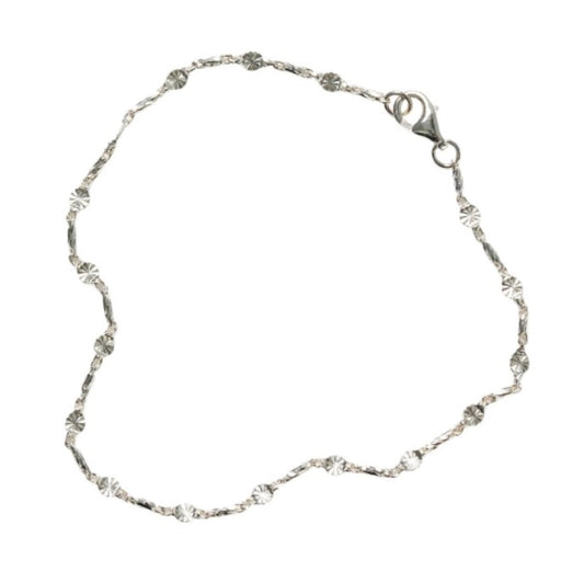 Rosette Chain, Silver
