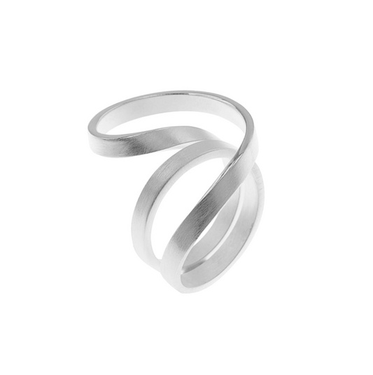 Silver Swirl Ring