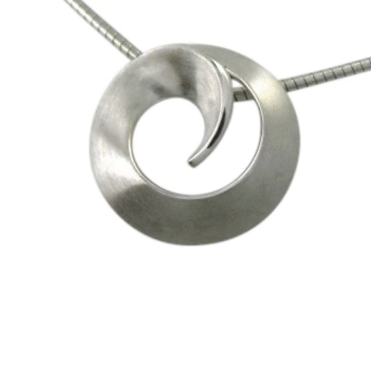 Silver Swirl Pendant