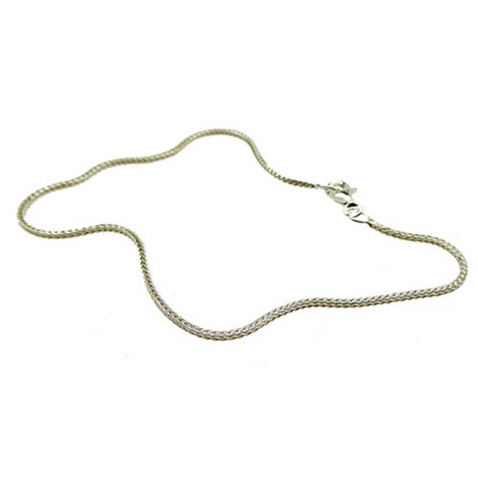 Foxtail Chain 1.3mm, Silver