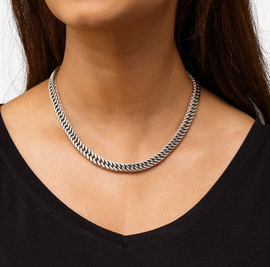Esther XS Silver Necklace