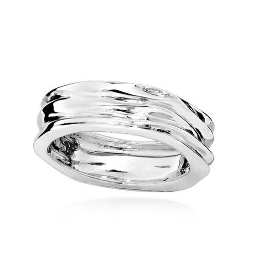 Organic Design Ring, Silver