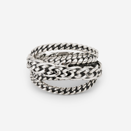 Nathalie Silver Multi Ring