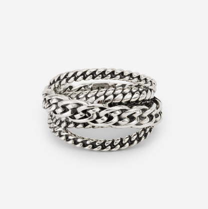 Nathalie Silver Multi Ring