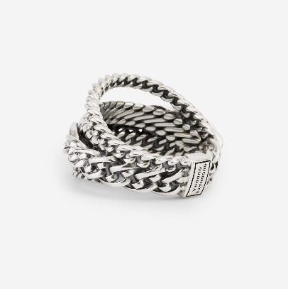 Nathalie Silver Multi Ring