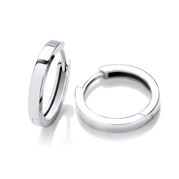 9ct Gold Hoops, 18mm