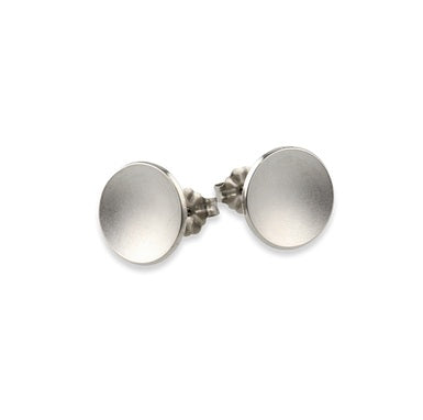Titanium Round Domed Studs - Natural