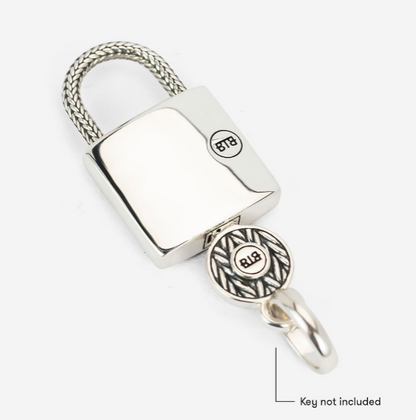 Essential Padlock Silver Necklace