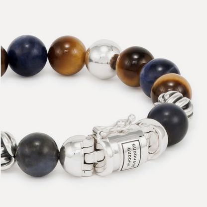 Spirit Bead Sodalite/Tiger Eye Bracelet