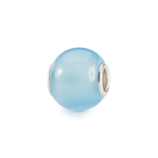 Round Light Blue Agate