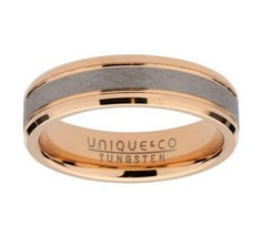 Tungsten and Rose IP Ring