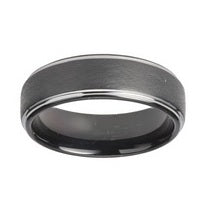 Tungsten Black IP Ring