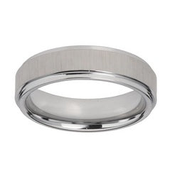 Tungsten Matte Centre Ring