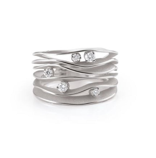 Dune Diamond Ring by Annamaria Cammilli