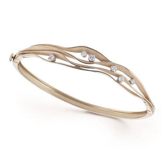 Dune Diamond Bangle by Annamaria Cammilli
