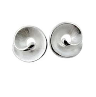 Silver Swirl Earrings