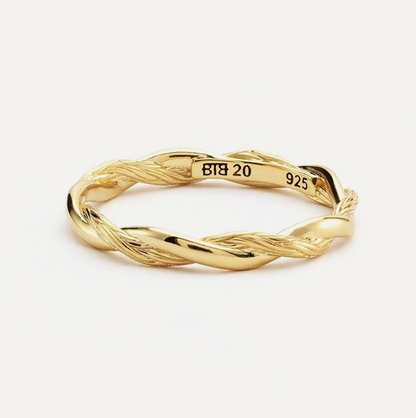 Katja Twist Ring, Gold Vermeil