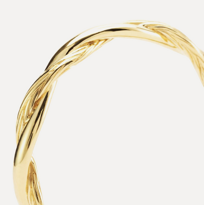 Katja Twist Ring, Gold Vermeil