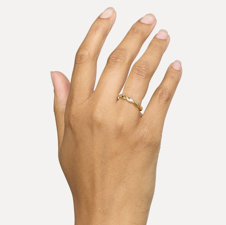 Katja Twist Ring, Gold Vermeil