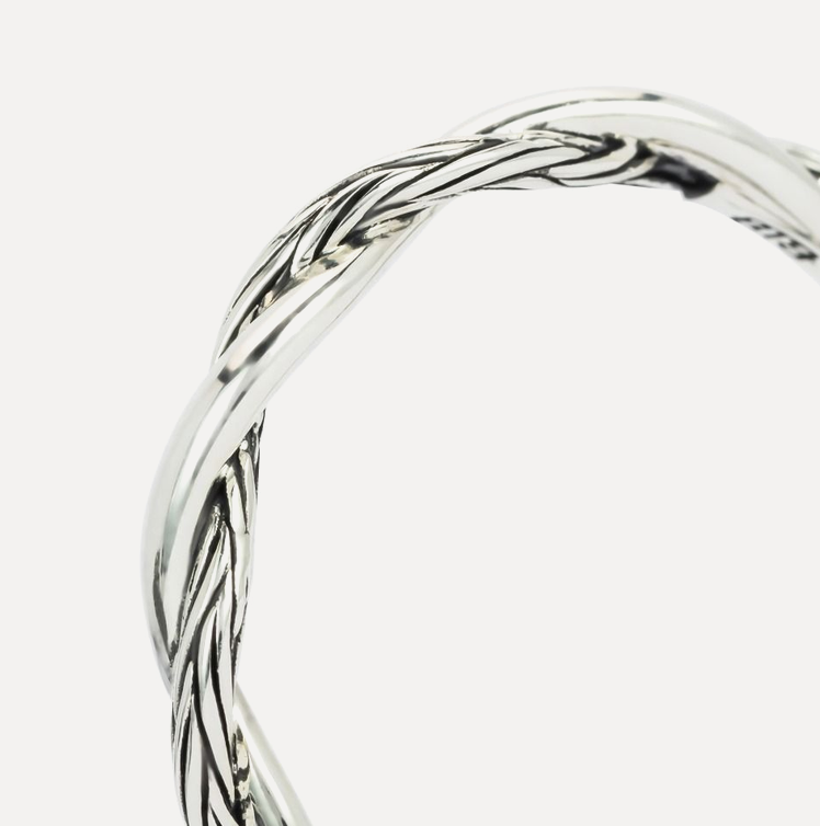 Katja Twist Ring, Silver