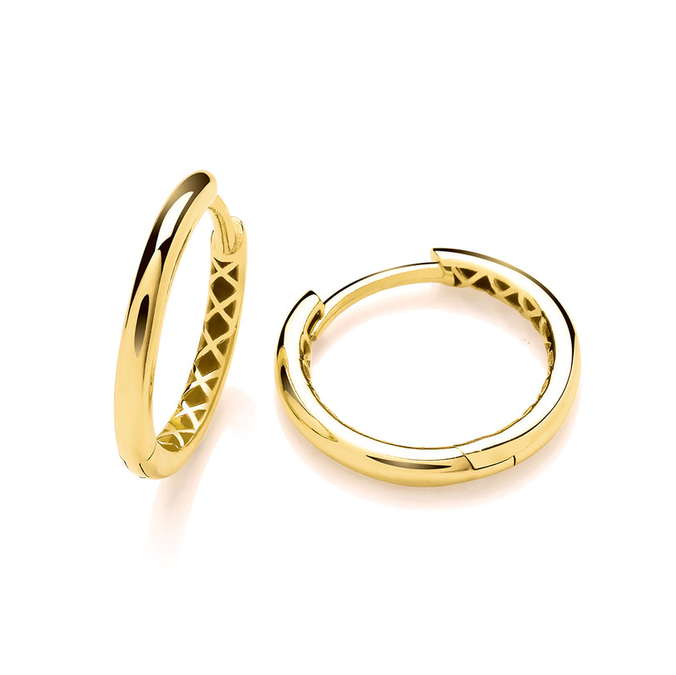 9ct Gold Huggie Hoop Earrings