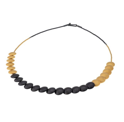 Pebbles Necklace, Oxi/YGP