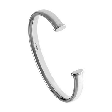 Silver Torc Bangle