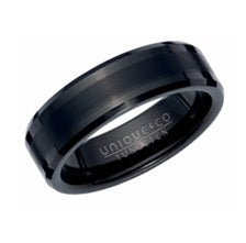 Tungsten Black IP Ring