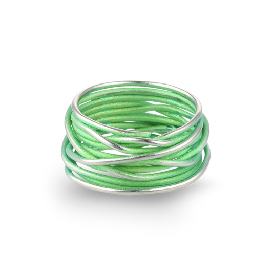 Titanium Chaos Ring - Green