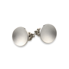 Titanium Round Studs - Natural