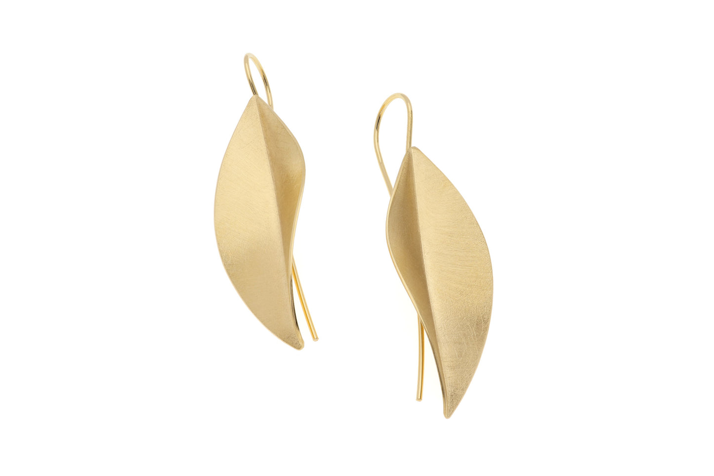 Leaves Hook Earrings, YGP