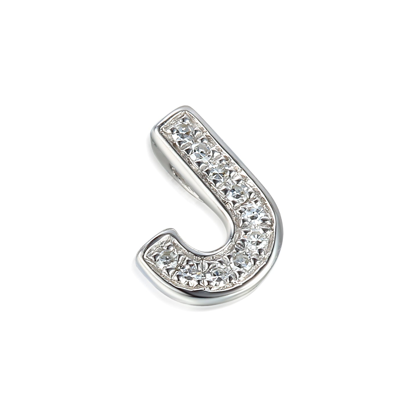 Diamond Initial - J