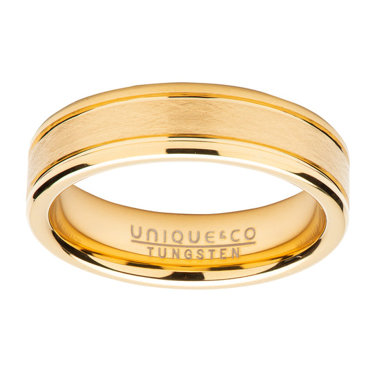 Tungsten Gold IP Ring