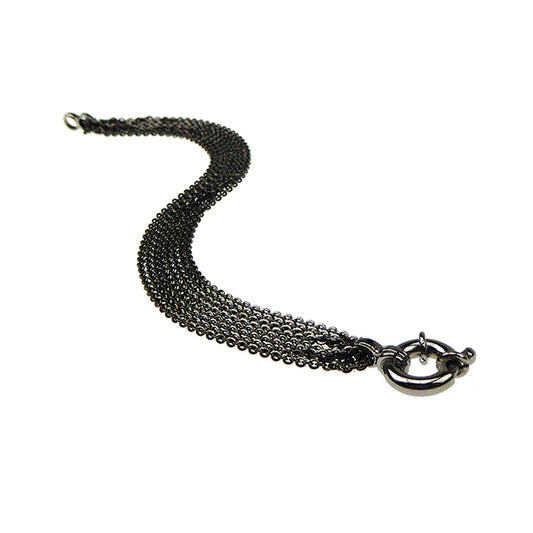 Multi Wear Necklace, Black Rhodium
