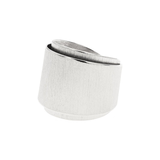 Double Band Ring, Silver