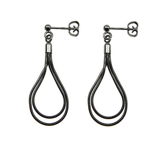 Double Oval Earrings, Oxi