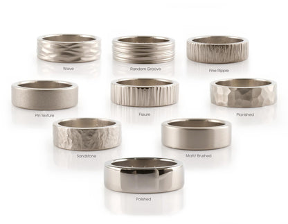 Titanium D-Shape Ring