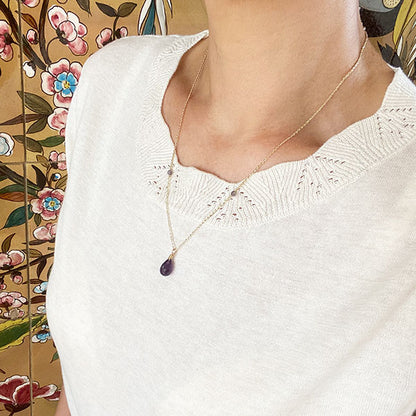 Amethyst Necklace, YGP