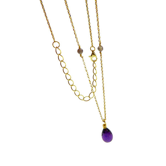 Amethyst Necklace, YGP