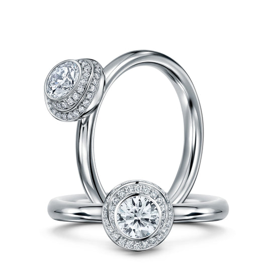 Clair de Lune Diamond Ring