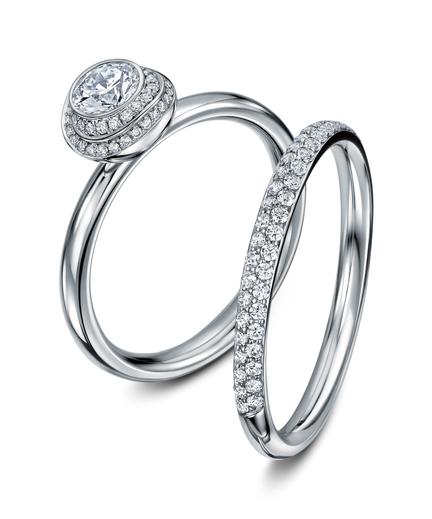 Clair de Lune Diamond Wedding Ring