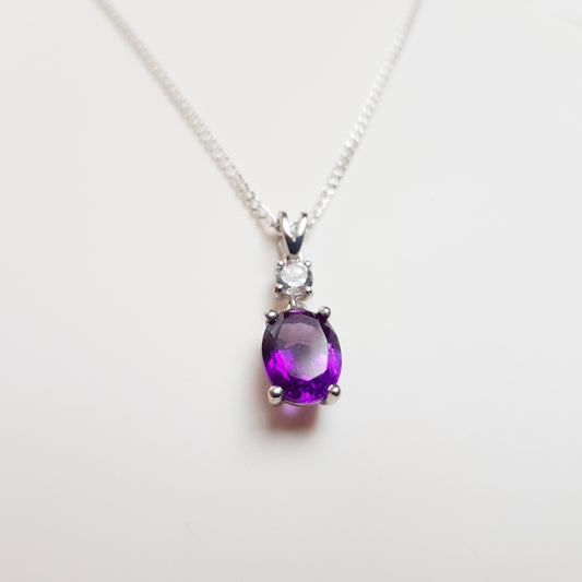 Silver Amethyst Pendant