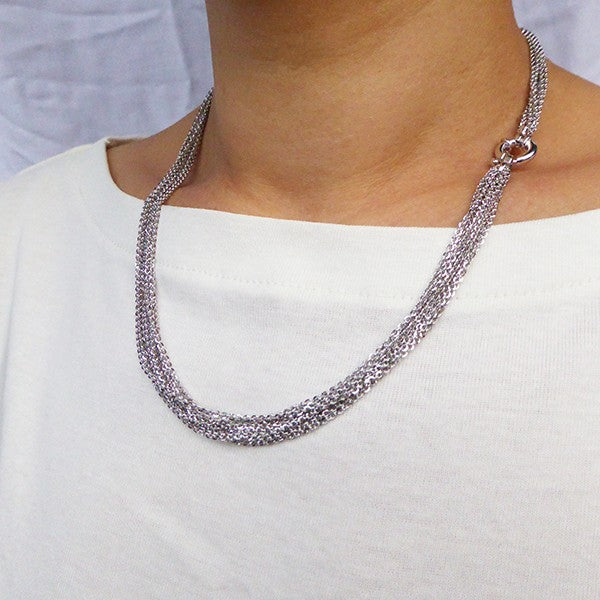 Multi Wear Necklace, Black Rhodium