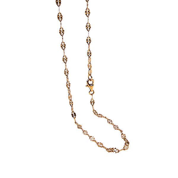 Oval Link Necklace, RGP