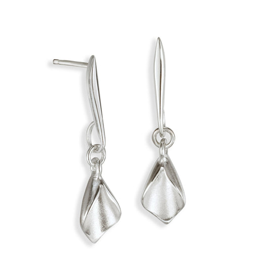 Calla Lily Small Drop Earrings