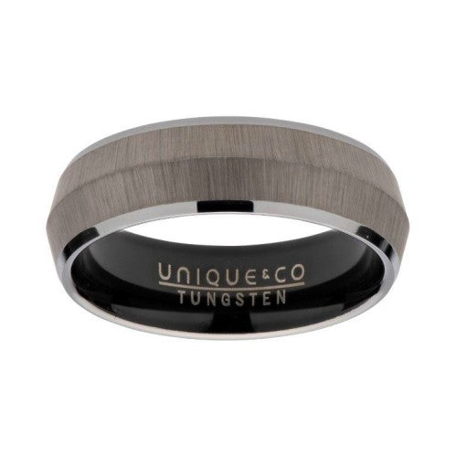 Tungsten Brushed Ring